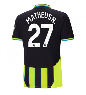 Manchester City Matheus Nunes #27 Bortatröja 2024-25 Kortärmad